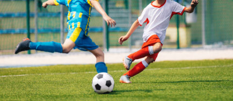 Playing Soccer