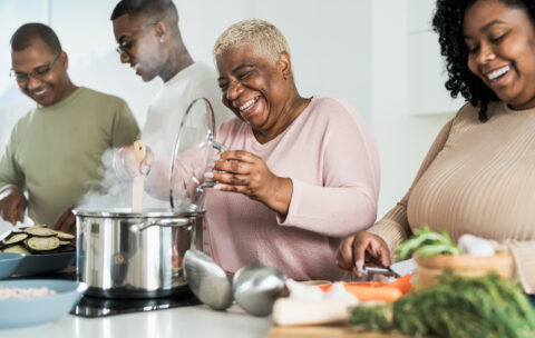 Family cooking