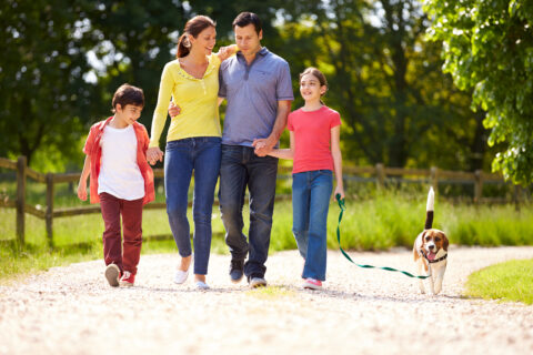 Family Walking