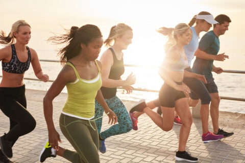 women running